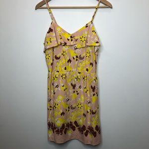 100% Silk Ruffled Sundress